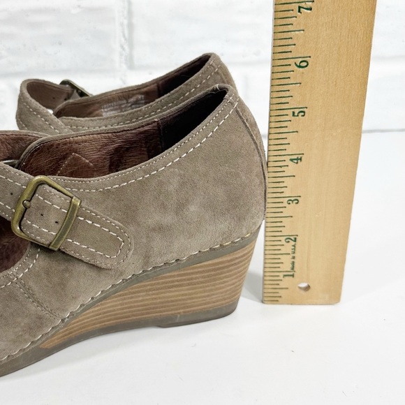 DANSKO Sandra Tan Suede Mary Jane Wedge Shoes 41 - Picture 7 of 8